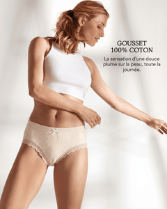 Lot de 14 Culottes Antibactériennes - Beige