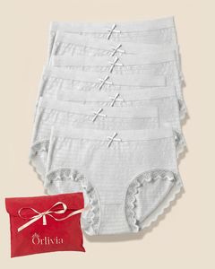 Lot de 7 Culottes Antibactériennes - Gris