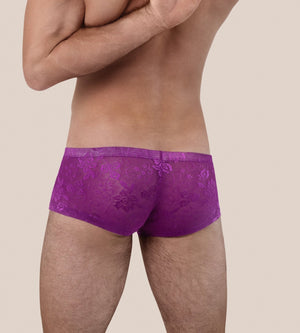 Boxer en dentelle Italienne - Alessandro - Violet Orlivia