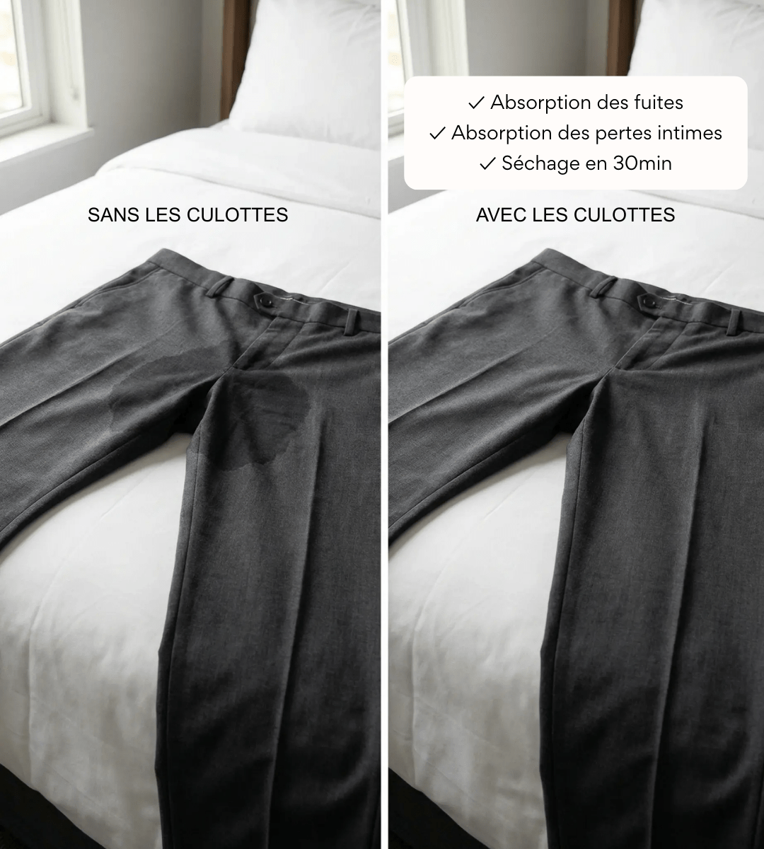 Lot de 14 Culottes Antibactériennes - Beige - XS (34 - 36) Orlivia