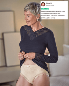 Lot de 14 Culottes Antibactériennes - Beige
