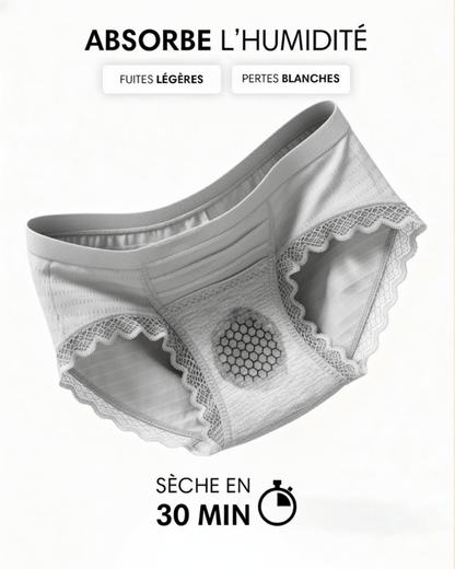 Lot de 14 Culottes Antibactériennes - Gris