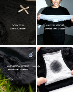 Lot de 7 Culottes Antibactériennes