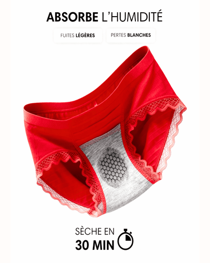 Lot de 14 Culottes Antibactériennes - Rouge