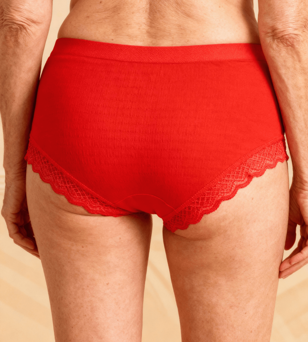 Lot de 7 Culottes Antibactériennes - Rouge